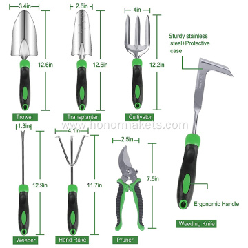 87 Piece Heavy Duty Gardening Tools Starter Kit hand garden tools set for gardening heavy duty with bag